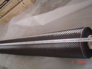 3k 200g Red Color Twill Wovening Carbon Fabric 100 Meters Length for Customization