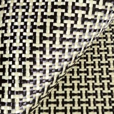 75% Carbon Fiber 25% Kevlar Fiber Hybrid Fabric Structure The Ideal Choice for Products