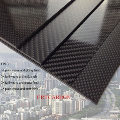 1mm 2mm 3mm Till 10mm Woven 3k Carbon Fiber Sheet and Customization with USD Support