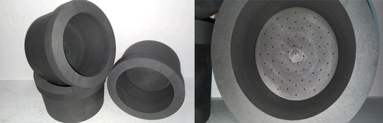 Molded Graphite Small Industrial Heat Exchanger Block for Crystal Morphology Industries