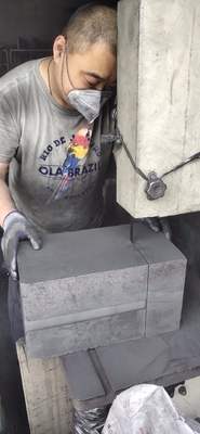 100% Carbon Machined Big Graphite Blocks 1.75g/cm3 Crystal Morphology Flake Graphite