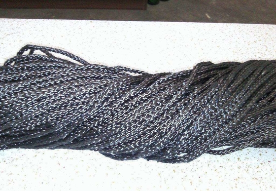 Packaging Textiles Carbon Fiber Rope T700sc Electric Conductive Woven Round 5/6/8/10mm