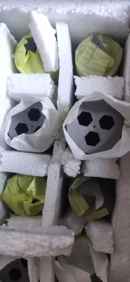 Round Hexagon Graphite Mold for DC-1.85 Horizontal Continuous Casting Brass in Black
