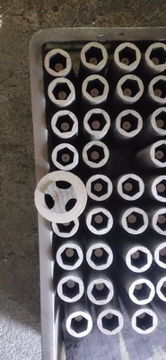 Graphite Mold for Continuous Casting Brass Three Holes Round Hexagonal Square Gear DC-1.85