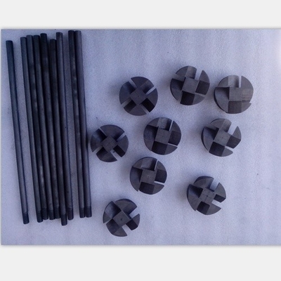 Industrial Grade and 1.72g Bulk Density Resin Impregnated Graphite Rotor Customized