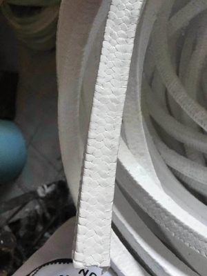 Oil Material White Braided PTFE Gland Packing for Pump Seal in Sizes 3*3mm to 60*60mm