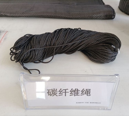 Twisted Braided Carbon Fiber Graphite Rope Gram Weight 9-160GSM Support Payment in USD