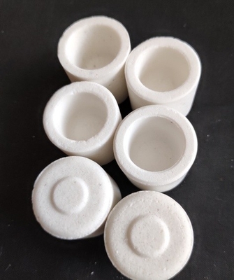 1.7g Bulk Density Carbon Sulfur Ceramic Crucible for C and S Analysis of Instant Materials