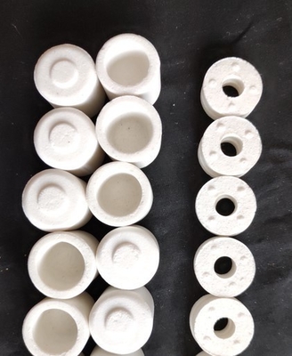 1.7g Bulk Density Carbon Sulfur Ceramic Crucible for C and S Analysis of Instant Materials