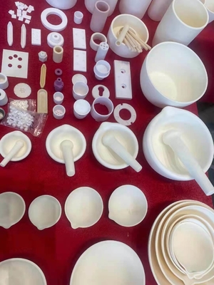 Bulk Density 1.85 Industrial Grade Al2O3 90% 95% 99% 99.7% Ceramic Evaporating Dish