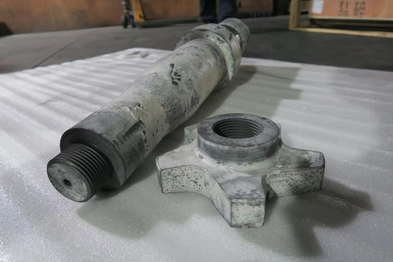 Oxidation Resistance Graphite Rotor and Shaft Grade DC-1.85  by drawing