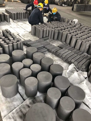 Customized High Density Graphite Rod with Flake Crystal Morphology Manufacturing Line