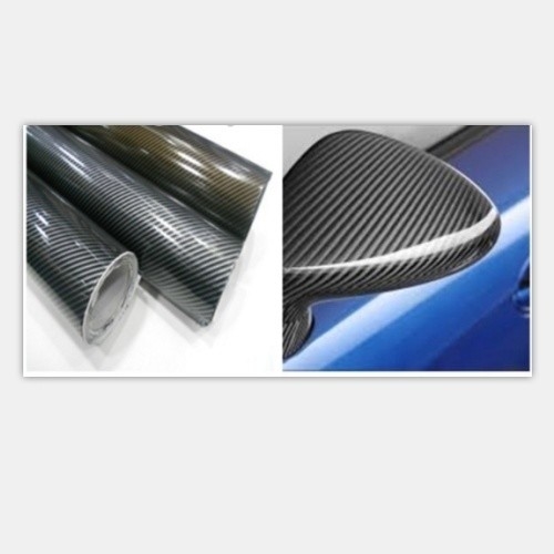Ultra Glossy 5D Carbon Fiber White 1.52*30m for End Motorcycles