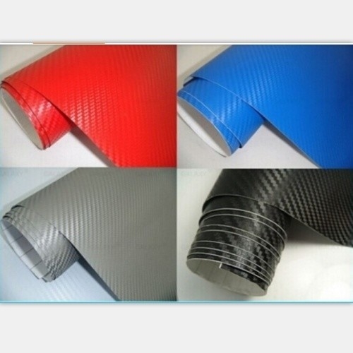 Type Mechanical Property Car Wrapping Vinyl 3D Carbon Fiber Film in Pink for Your Demands