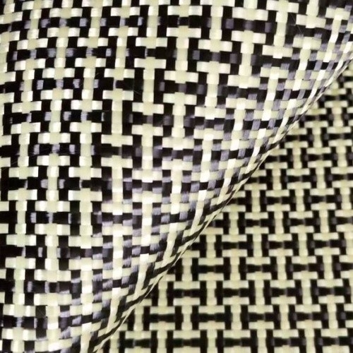 75% Carbon Fiber 25% Kevlar Fiber Hybrid Fabric Structure The Ideal Choice for Products