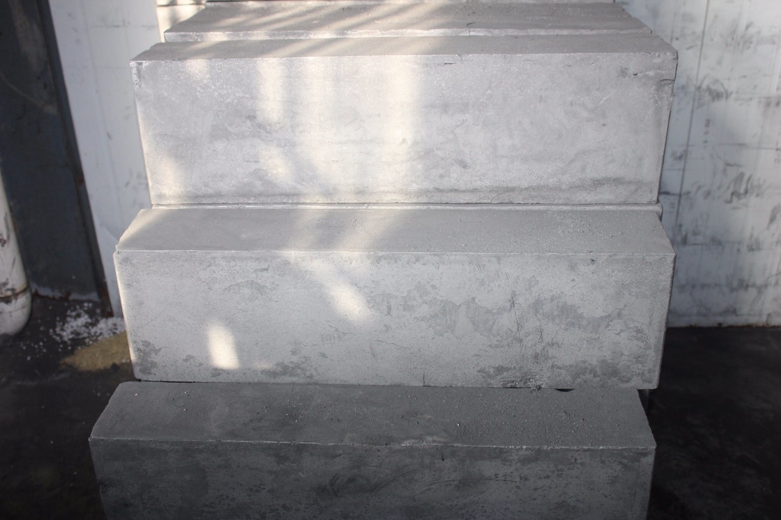 Vibration Forming Way Carbon Graphite Block 0.8mm Grain Size and 1.75g/cm3 Bulk Density