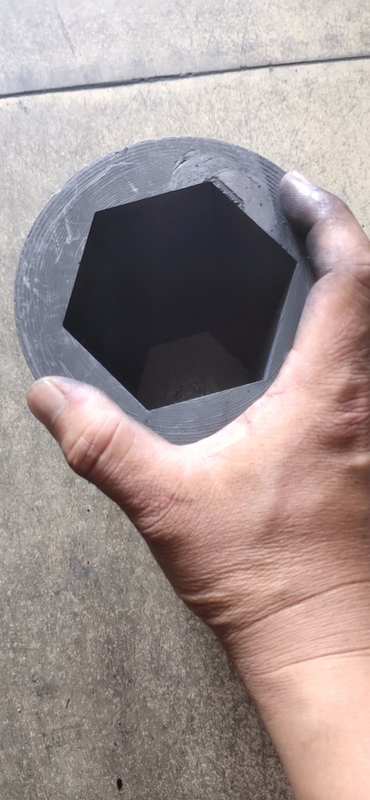 Inside Very Smoothly Riser Water Jacket Peeling Mold for Round Square Hexagonal Graphite