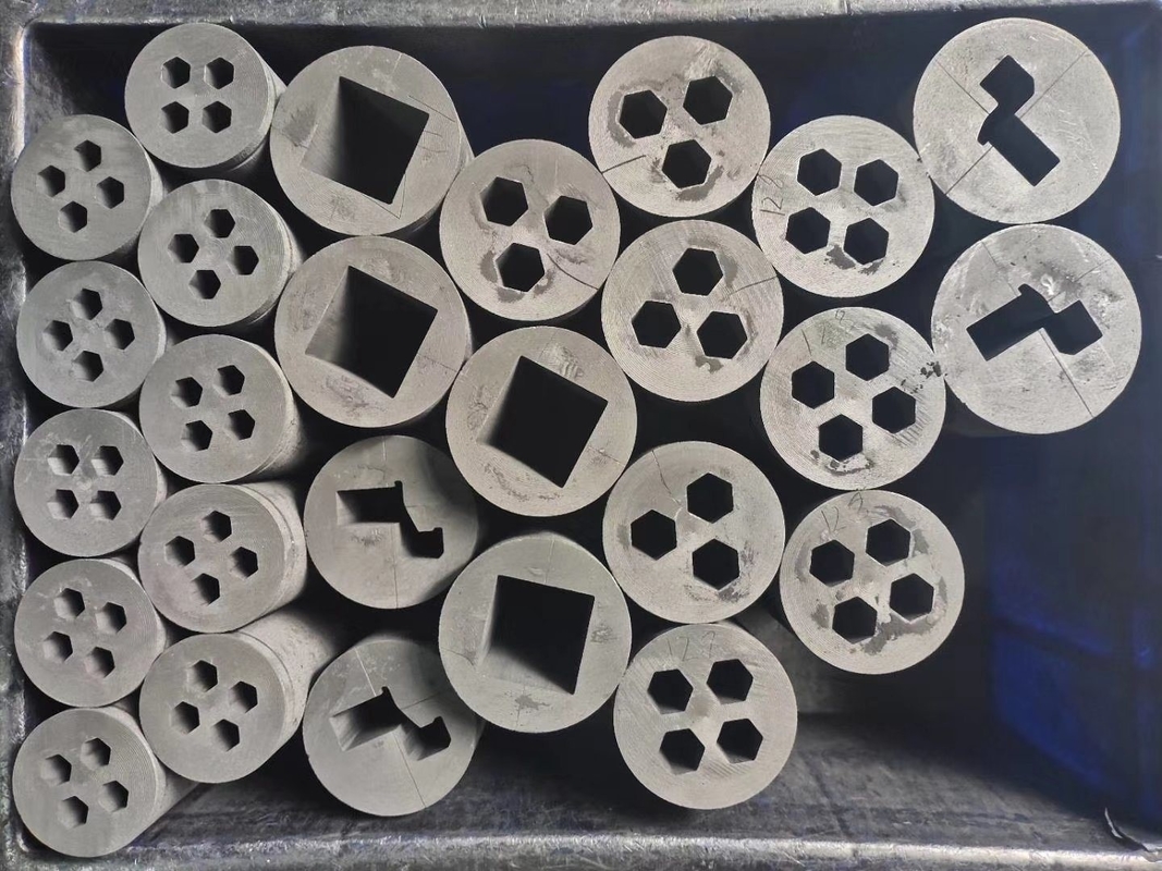 Used High Density Graphite Casting Mold for Brass Bars Rods and Tubes Production Line