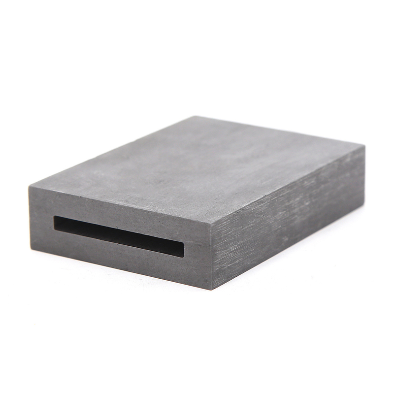 Density Tubular Graphite Mould for Continuous Casting Brass Porosity 8% Inside Coating